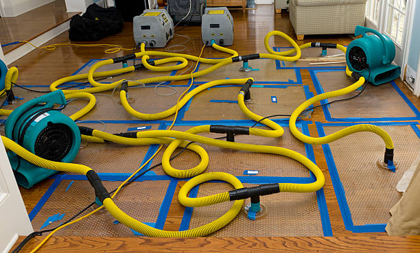 Professional Flood Damage Restoration technician working in La Crosse, WI
